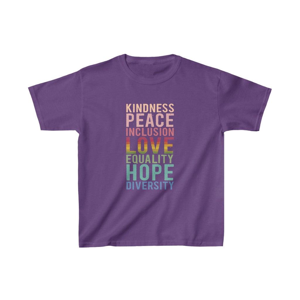 Peace Love Hope-Kids Heavy Cotton™ Tee-Kids clothes-ARC Designs