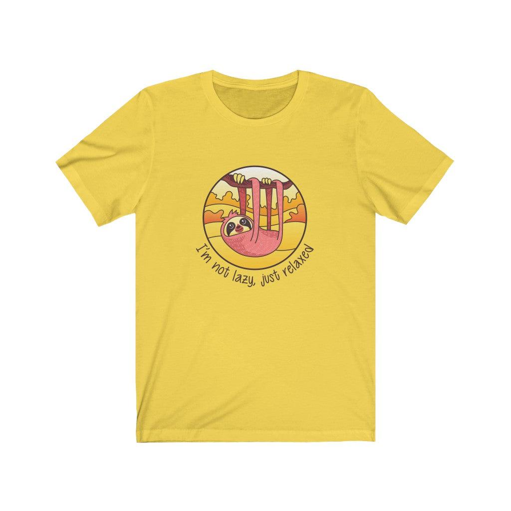 Sloth-Unisex Jersey Short Sleeve Tee-T-Shirt-ARC Designs