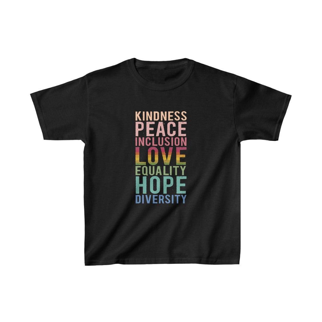 Peace Love Hope-Kids Heavy Cotton™ Tee-Kids clothes-ARC Designs