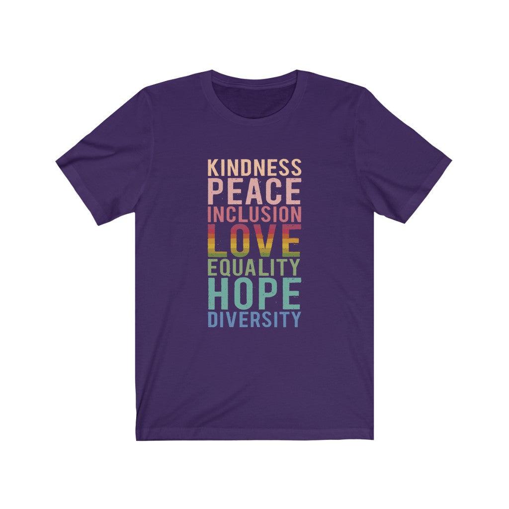 Peace Love Hope-Unisex Jersey Short Sleeve Tee-T-Shirt-ARC Designs