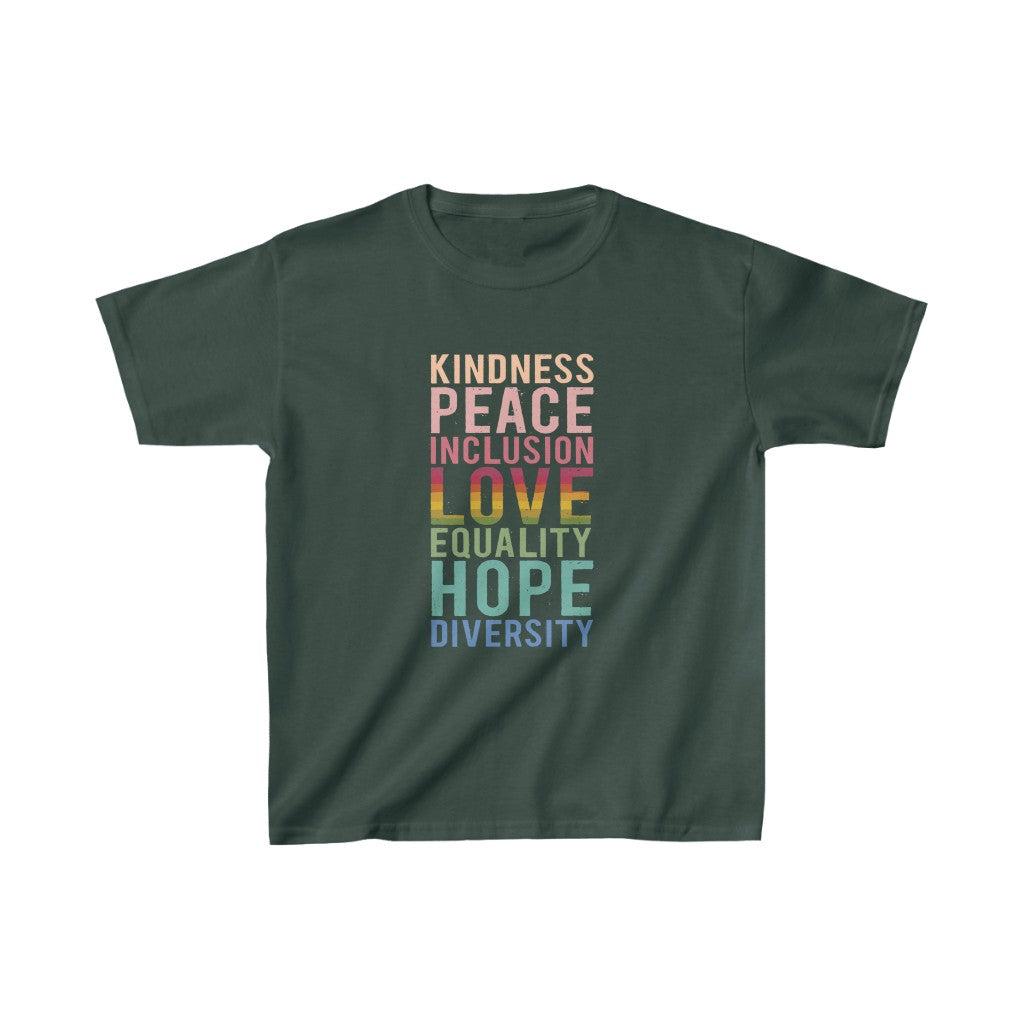 Peace Love Hope-Kids Heavy Cotton™ Tee-Kids clothes-ARC Designs