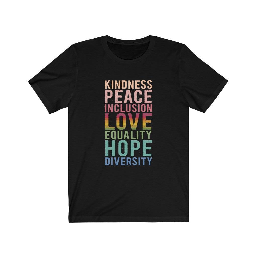 Peace Love Hope-Unisex Jersey Short Sleeve Tee-T-Shirt-ARC Designs