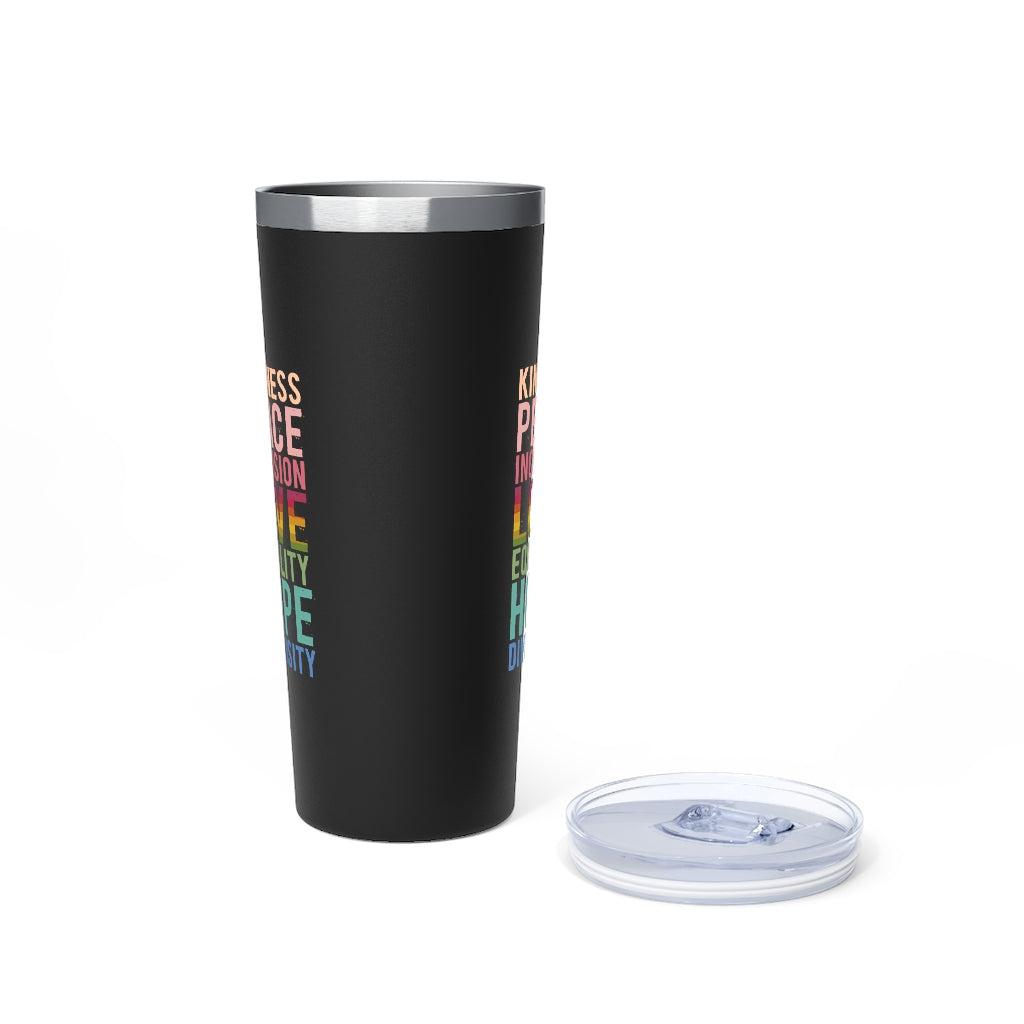 Peace + Love + Hope Copper Vacuum Insulated 22oz Tumbler-Mug-ARC Designs