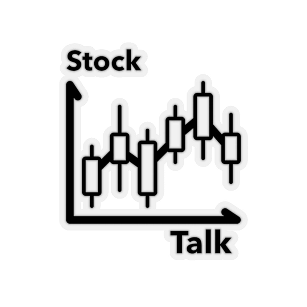 Stock Talk-Kiss-Cut Stickers - ACRC Designs