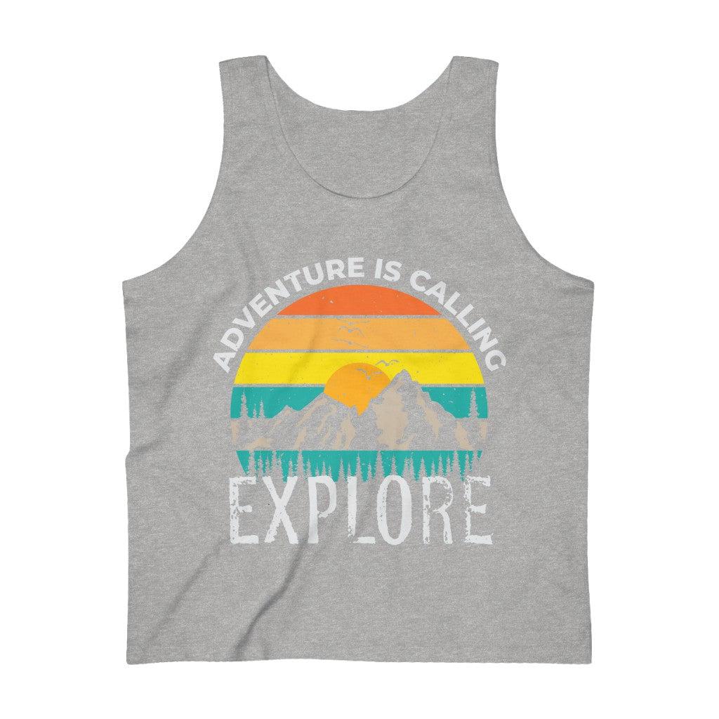 Adventure Is Calling Explore-Men's Ultra Cotton Tank Top