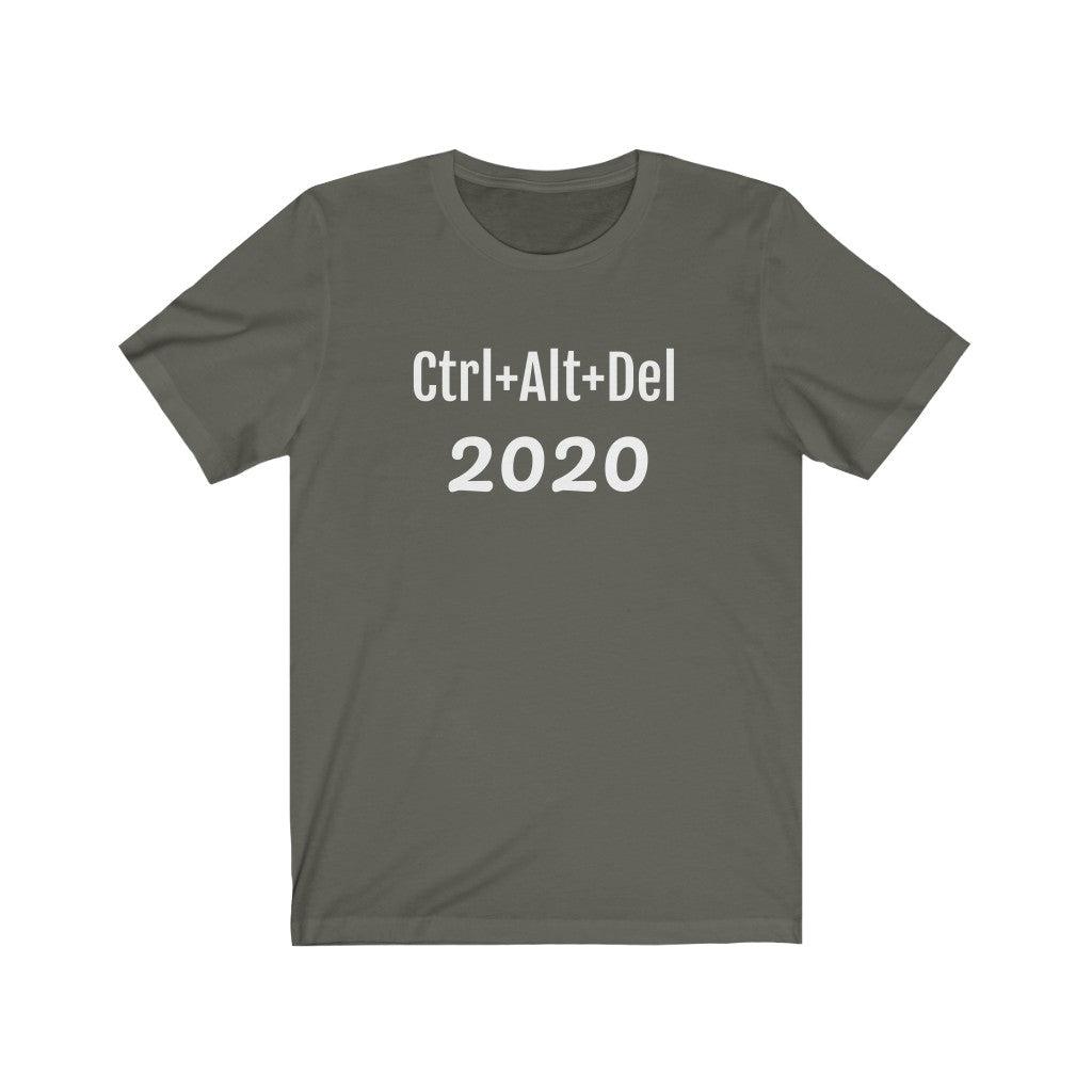 Ctrl Alt Del 2020-Unisex Jersey Short Sleeve Tee - ACRC Designs