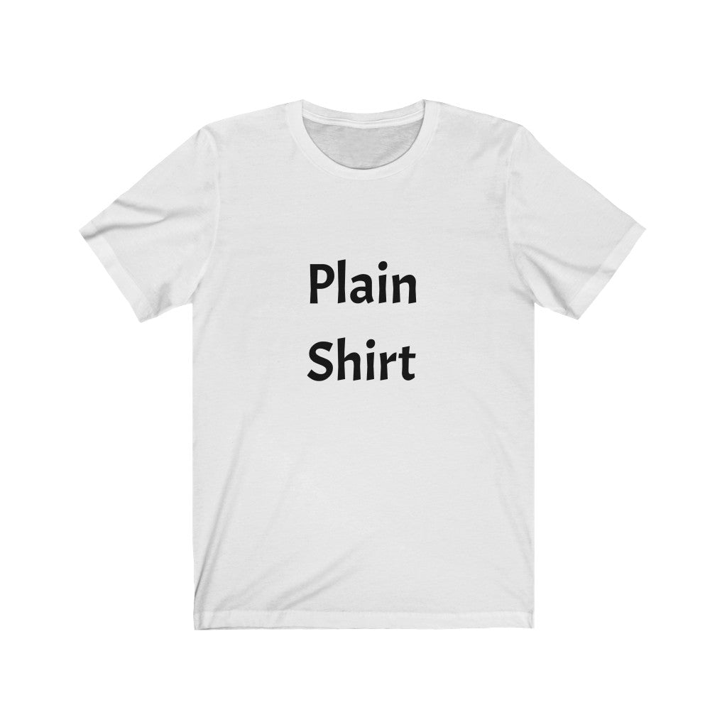 Plain Shirt-Unisex Jersey Short Sleeve Tee - ACRC Designs