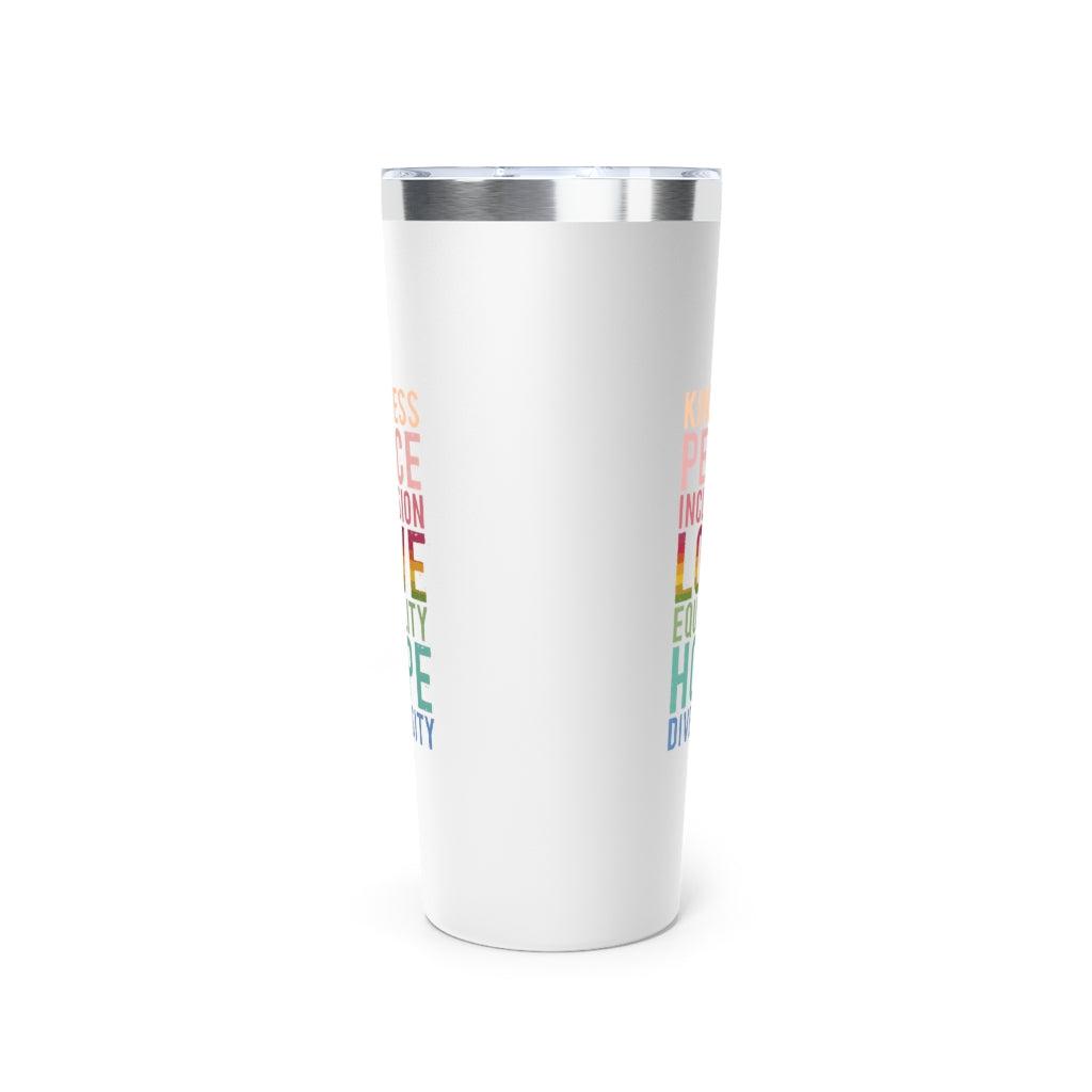 Peace + Love + Hope Copper Vacuum Insulated 22oz Tumbler-Mug-ARC Designs