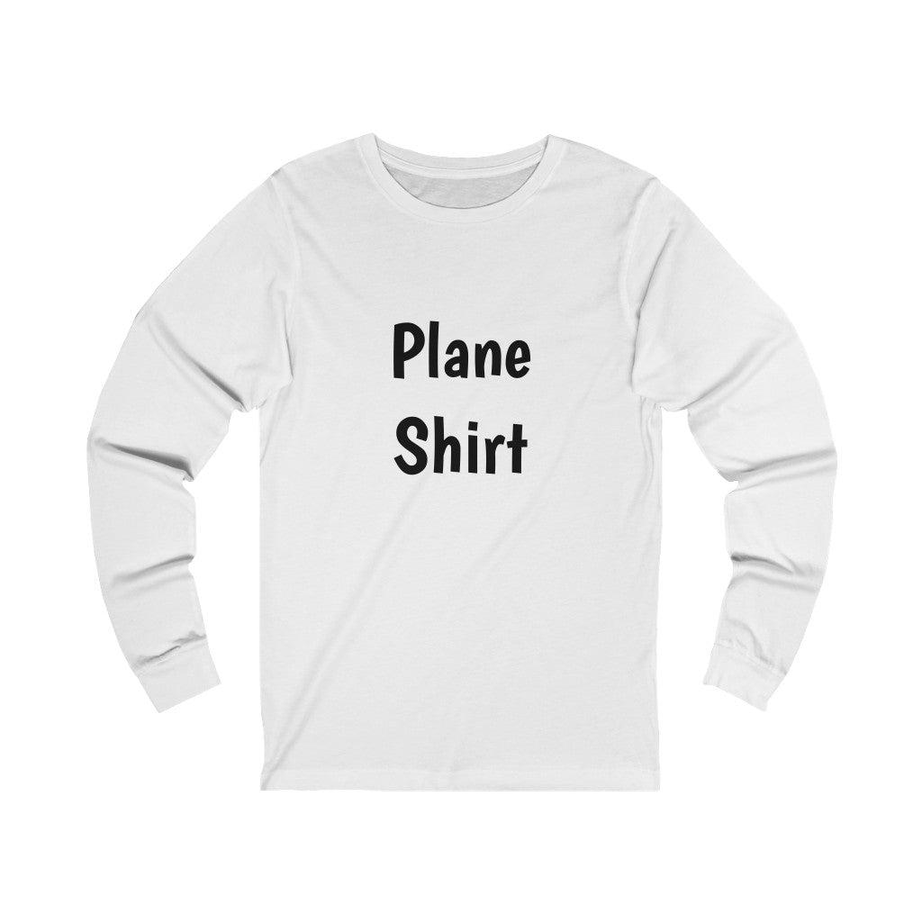 Plane Shirt-Unisex Jersey Long Sleeve Tee - ACRC Designs