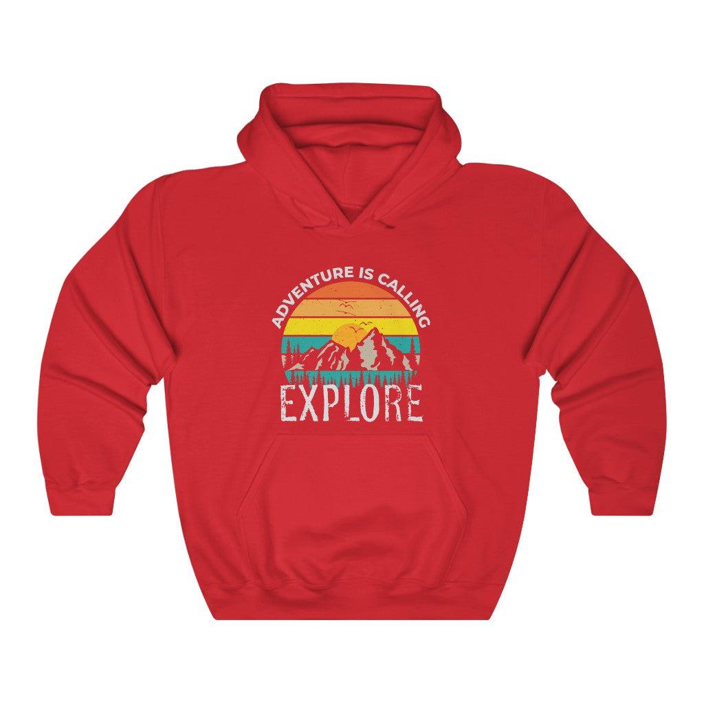 Adventure Is Calling Explore-Unisex Heavy Blend Hoodie