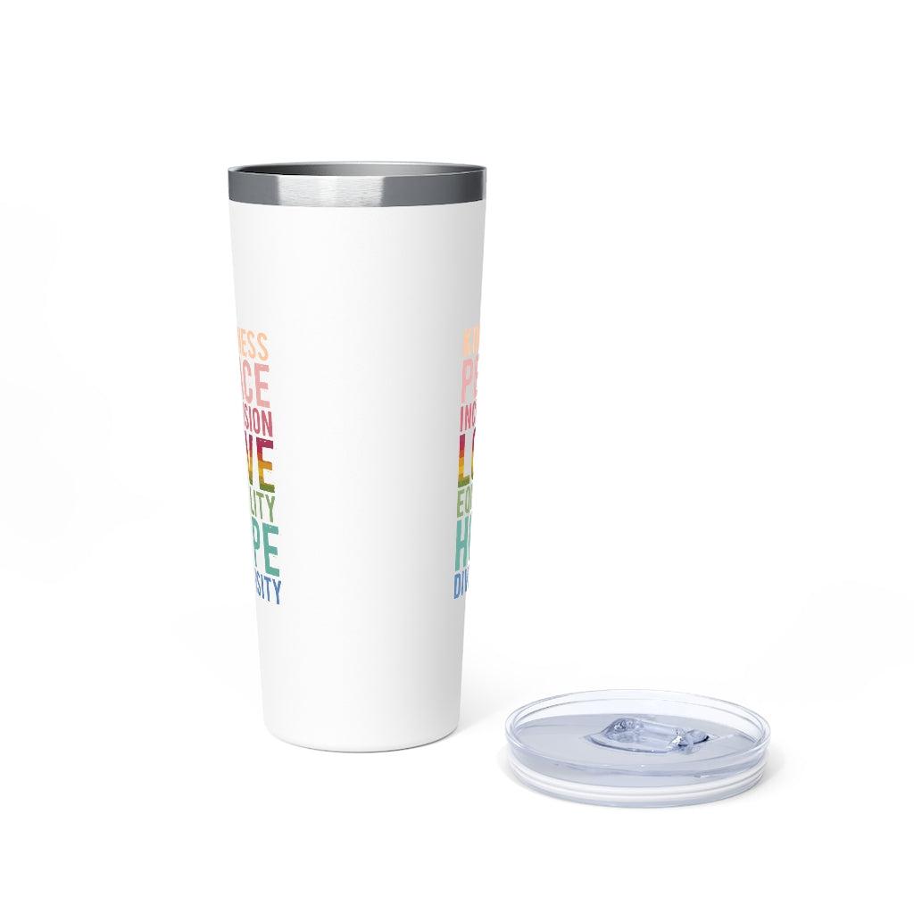 Peace + Love + Hope Copper Vacuum Insulated 22oz Tumbler-Mug-ARC Designs