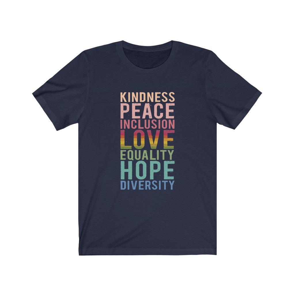 Peace Love Hope-Unisex Jersey Short Sleeve Tee-T-Shirt-ARC Designs