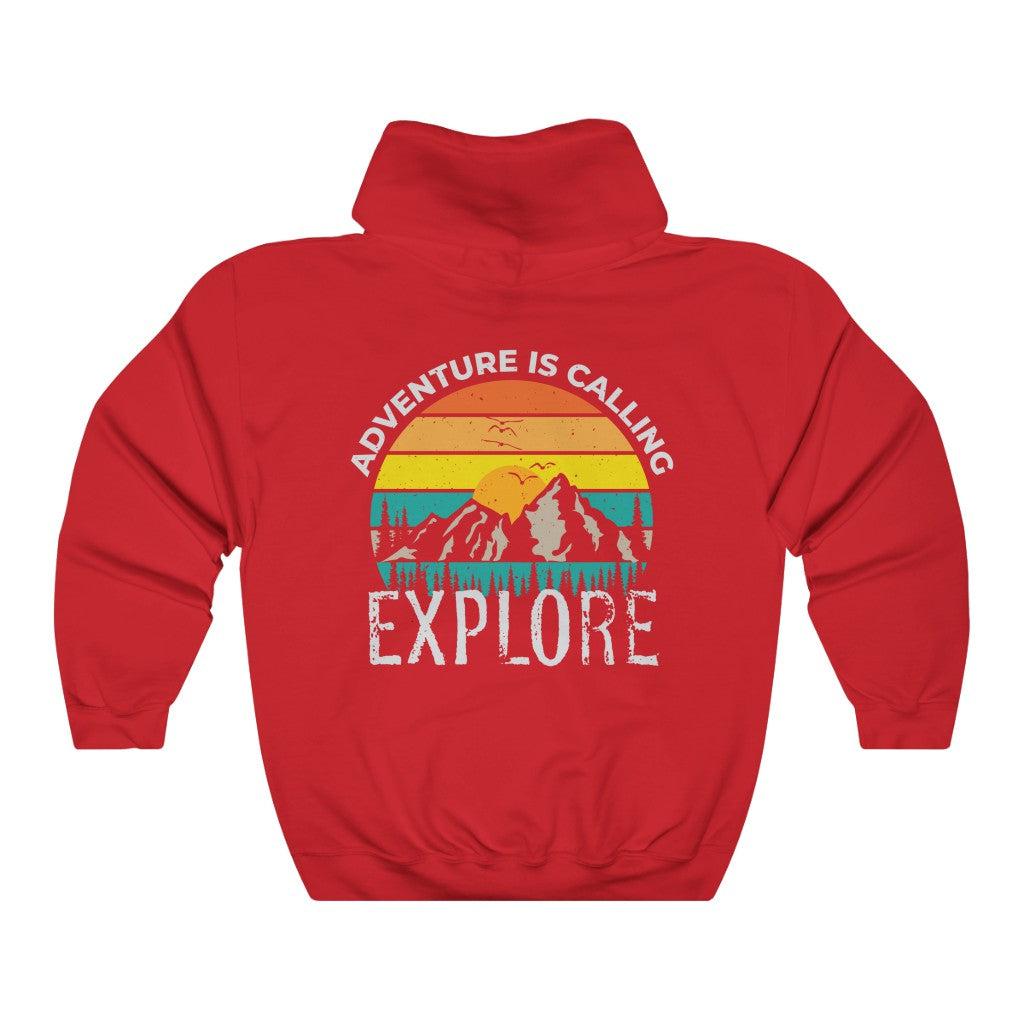 Adventure Is Calling Explore-Unisex Heavy Blend Hoodie