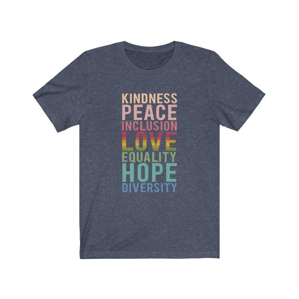 Peace Love Hope-Unisex Jersey Short Sleeve Tee-T-Shirt-ARC Designs